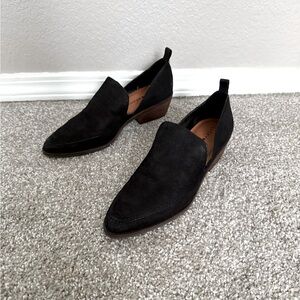 Lucky Brand Black Suede Loafers